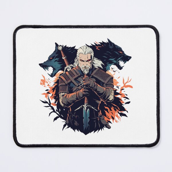 Item preview, Witcher Cinematic Fantasy Warrior Illustration designed and sold by oellisabaei.