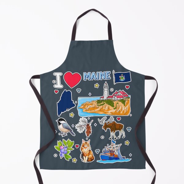 Item preview, Maine State Pride, Iconic Landmarks & Nature Sticker Pack designed and sold by mashmosh.