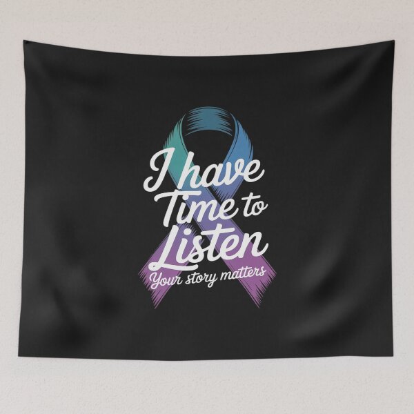 Item preview, I Have Time to Listen Suicide Awareness Mental Health designed and sold by Rackaam.