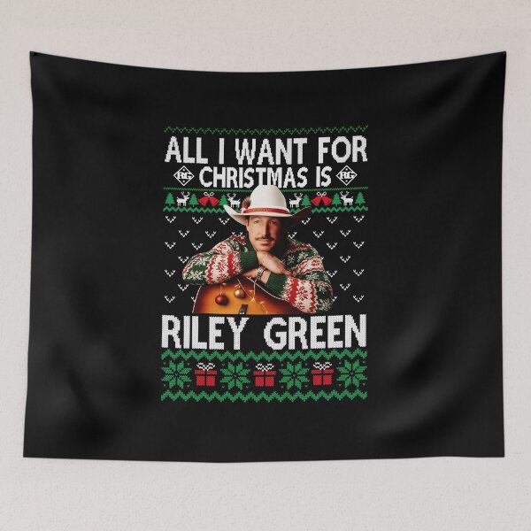 Item preview, Riley Green Christmas, All I Want For Christmas Is Riley Green  designed and sold by gaqiope.