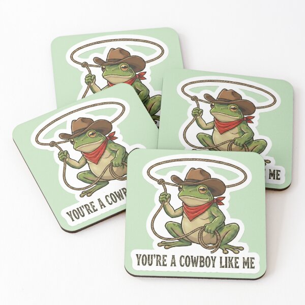 Item preview, Frog with Cowboy Hat - Cottagecore Western Aesthetic Art designed and sold by MukuMint.