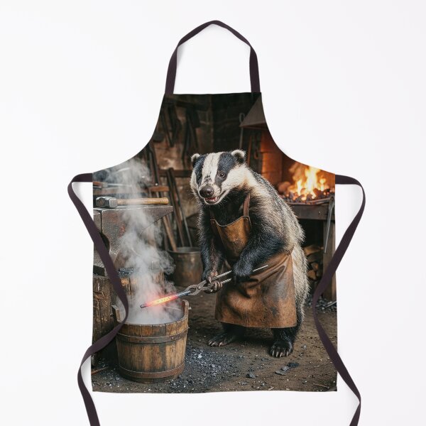 Item preview, Badger Blacksmith Quenches Hot Thingamajig designed and sold by Tridentulus.