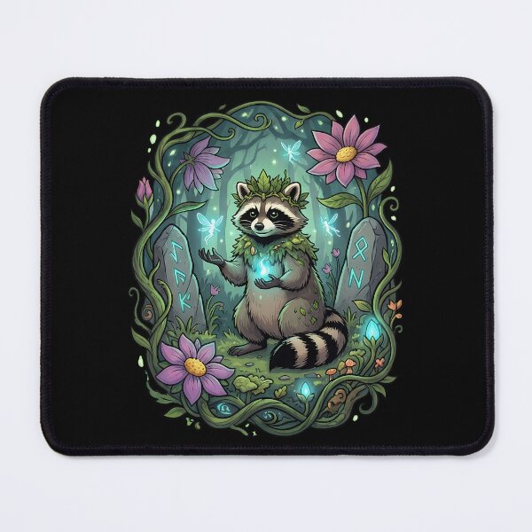 Item preview, Enchanted Forest Raccoon Fantasy Spirit designed and sold by k3rstman1.