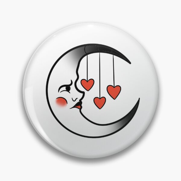 Item preview, Moon tattoo designed and sold by Lisko.ink.