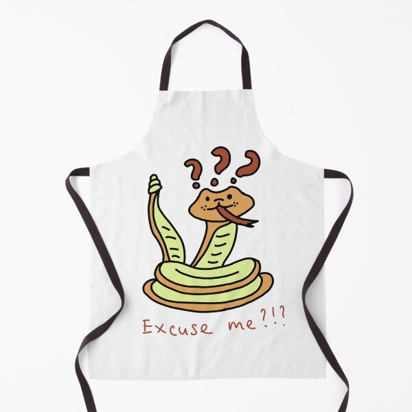Item preview, Excuse Me?! – Confused Cute Snake Illustration designed and sold by Baby-Care.