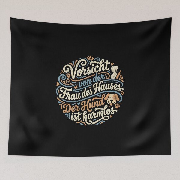 Item preview, Beware of the woman of the house, the dog is harmless. designed and sold by Pflugart.