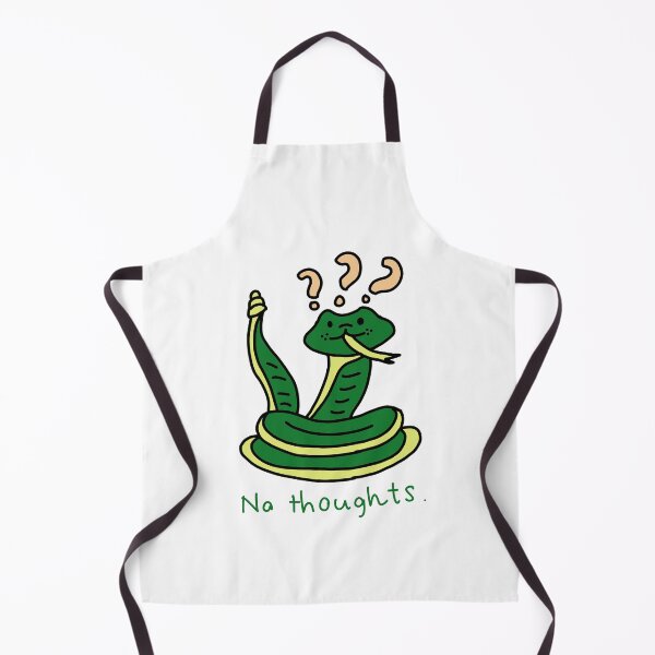 Item preview, No Thoughts – Cute Empty Head Snake Illustration designed and sold by Baby-Care.