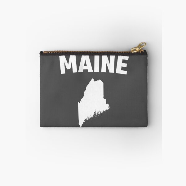 Item preview, Maine State Silhouette - Classic White Minimalist Map designed and sold by mashmosh.