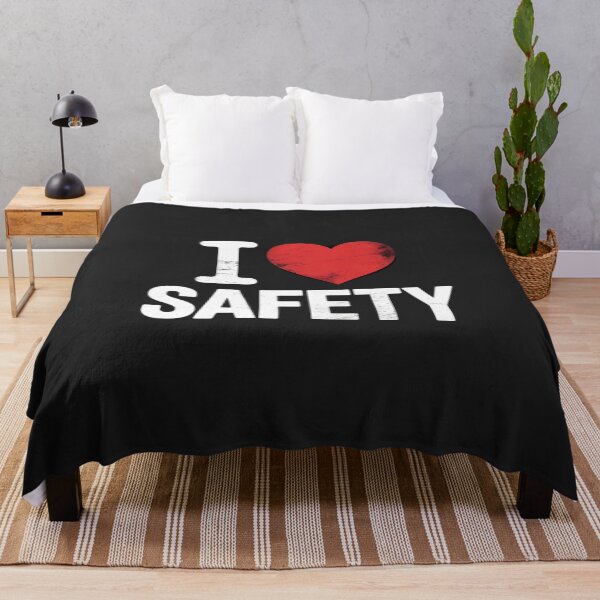 Item preview, I Love Safety Heart Firefighter Cop Police Policeman EMT designed and sold by Rackaam.