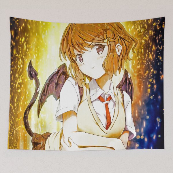 Item preview, Tomoe Koga Bunny Girl Senpai Anime Girl Devil Fantasy Golden Atmosphere designed and sold by Tokyonomad.