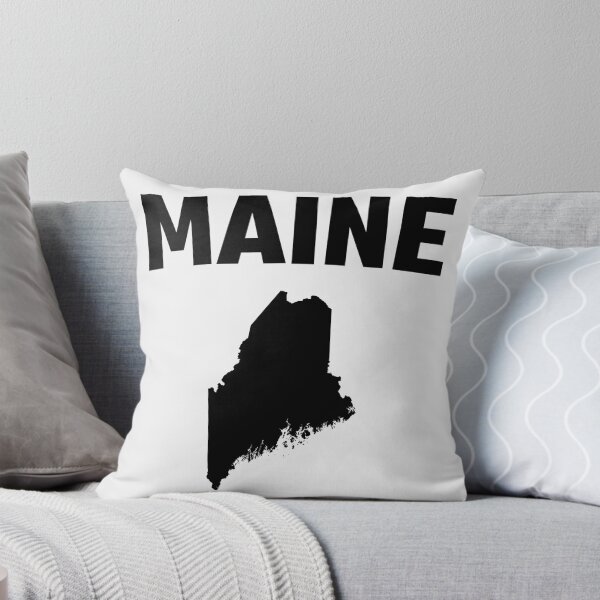 Artikelvorschau, Stolz auf den Bundesstaat Maine – Minimalistische Silhouette, fetter Text entworfen und verkauft von mashmosh.