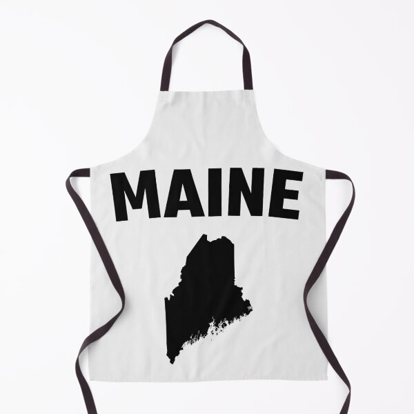 Artikelvorschau, Stolz auf den Bundesstaat Maine – Minimalistische Silhouette, fetter Text entworfen und verkauft von mashmosh.