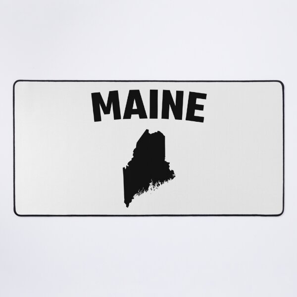 Item preview, Maine State Pride - Minimalist Silhouette Bold Text designed and sold by mashmosh.