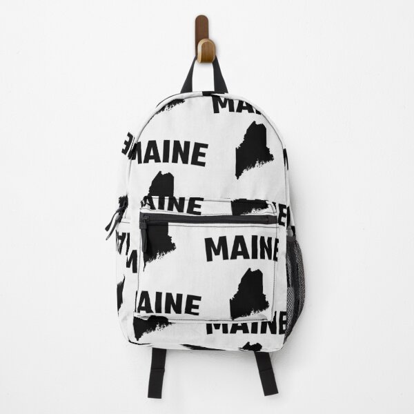 Item preview, Maine State Pride - Minimalist Silhouette Bold Text designed and sold by mashmosh.