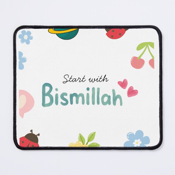 Item preview, Bismillah Typography Artwork – Islamic Calligraphy Design designed and sold by batulcreates.