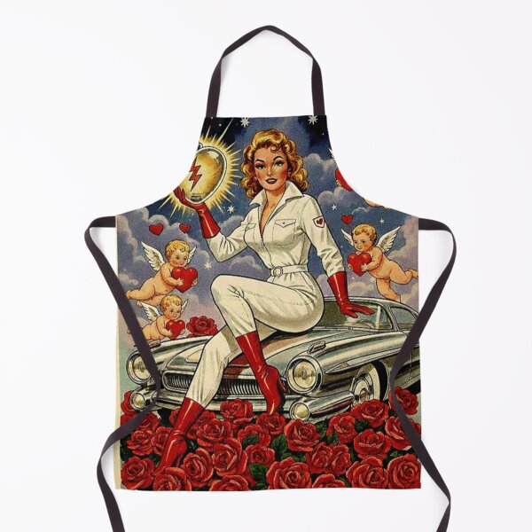 Item preview, You Light Up My Heart: Retro Atomic Starlet Valentine designed and sold by Art's Diner.