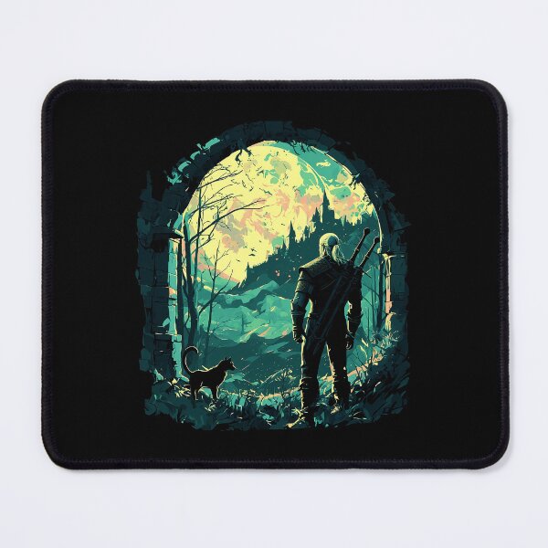 Item preview, Witcher Dark Hero Fantasy Character Illustration designed and sold by oellisabaei.