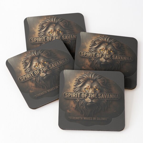 Item preview, Lion Spirit of the Savanna Wildlife Art Sticker Modern designed and sold by SavannaStrikes.