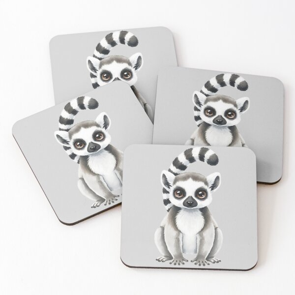 Item preview, Cute ring-tailed lemur designed and sold by cr8or.