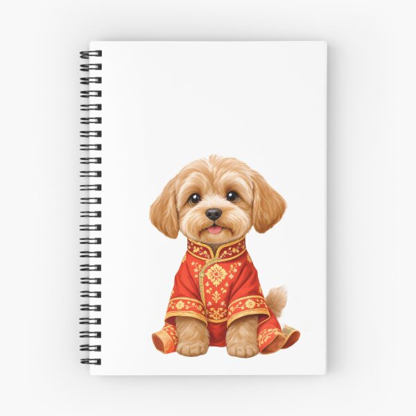 Item preview, Lunar New Year Schnoodle designed and sold by Kedspicedesign.