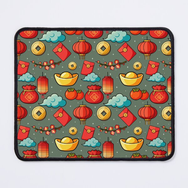 Item preview, Chinese New Year Festive Seamless designed and sold by KJackArtwork.