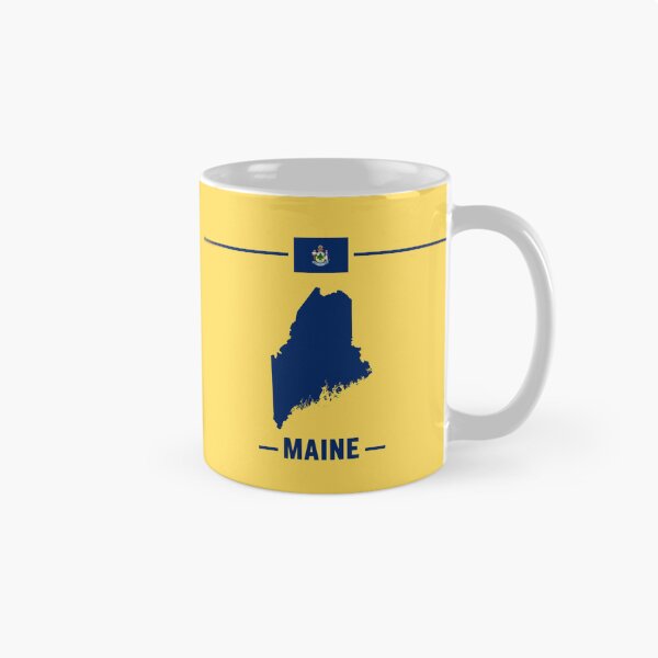 Item preview, Maine State Pride - Classic Silhouette & Flag Heritage designed and sold by mashmosh.