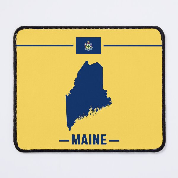 Item preview, Maine State Pride - Classic Silhouette & Flag Heritage designed and sold by mashmosh.