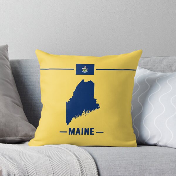 Item preview, Maine State Pride - Classic Silhouette & Flag Heritage designed and sold by mashmosh.