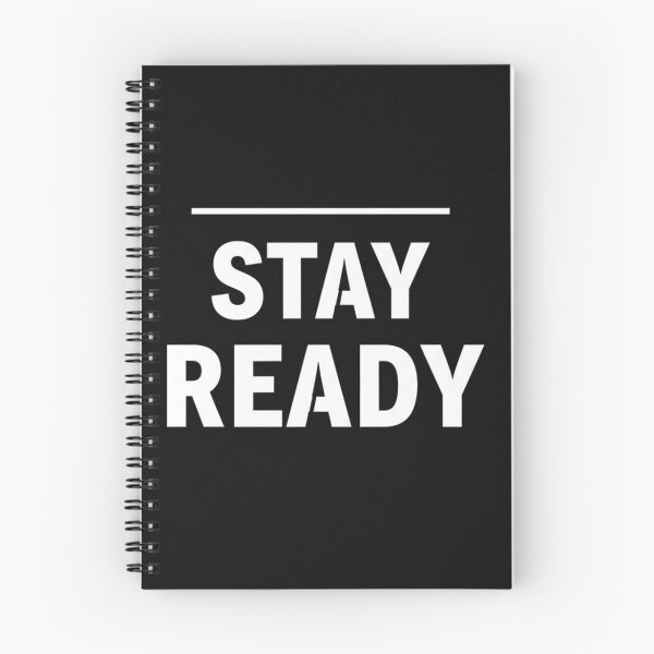 Item preview, STAY READY Minimalist Vector Design | Modern Motivation Quote designed and sold by INNER WINNER YOU.