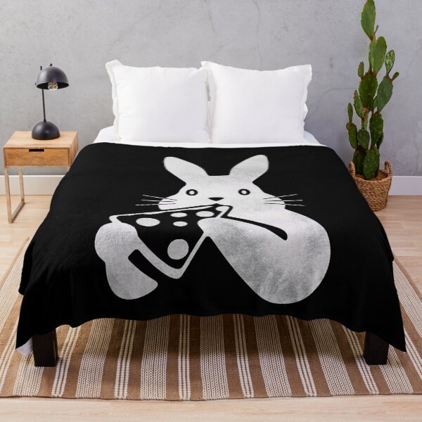 Item preview, Cute Rabbit Eating Pizza Slice Cartoon designed and sold by k3rstman1.