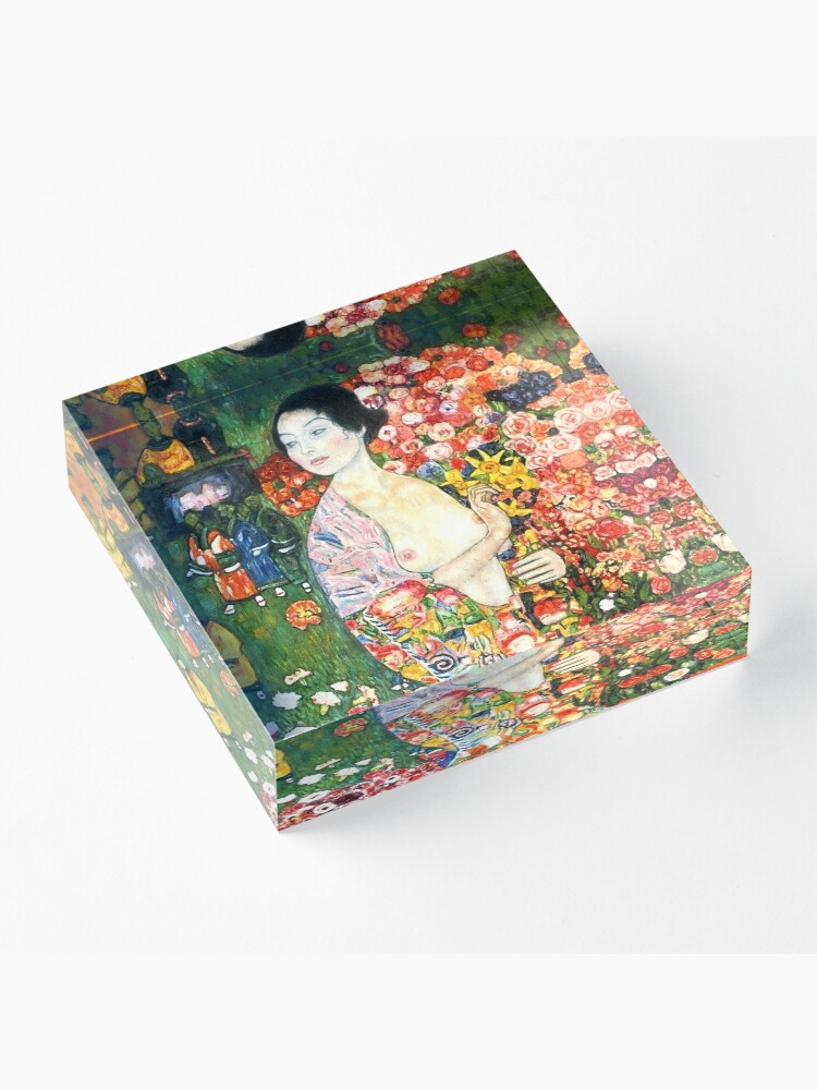 Alternate view of HD. The dancer, by Gustav Klimt . HIGH DEFINITION Acrylic Block