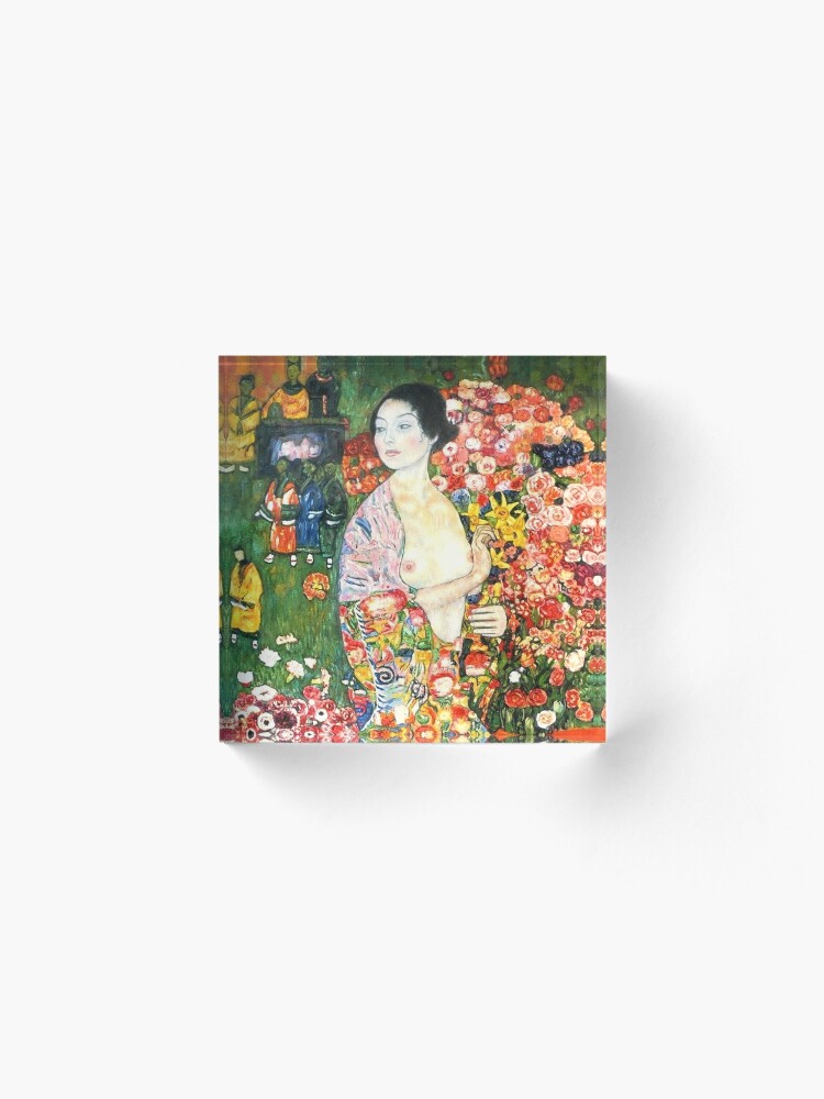 Alternate view of HD. The dancer, by Gustav Klimt . HIGH DEFINITION Acrylic Block