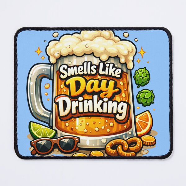 Item preview, Smells Like Day Drinking T-Shirt Funny Graphic Shirt designed and sold by 9morethan9®.