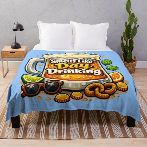 Item preview, Smells Like Day Drinking T-Shirt Funny Graphic Shirt designed and sold by 9morethan9®.