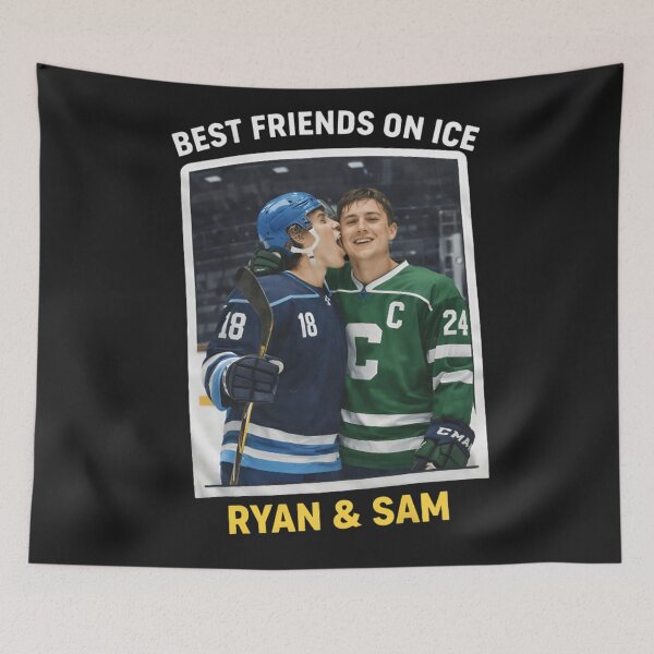 Item preview, Best Friends on Ice Hockey T-Shirt – Funny Hockey Bros Friendship Graphic Tee, Ice Rink Sports Humor Shirt, Teammate Bond Gift designed and sold by ZyxDes.