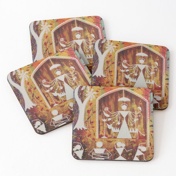 Item preview, Warli Devi Mahotsav – Tribal Celebration of the Divine designed and sold by MyArtYourProducts.