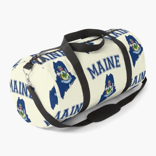 Item preview, Maine State Flag & Map - Classic Collegiate Varsity Style designed and sold by mashmosh.