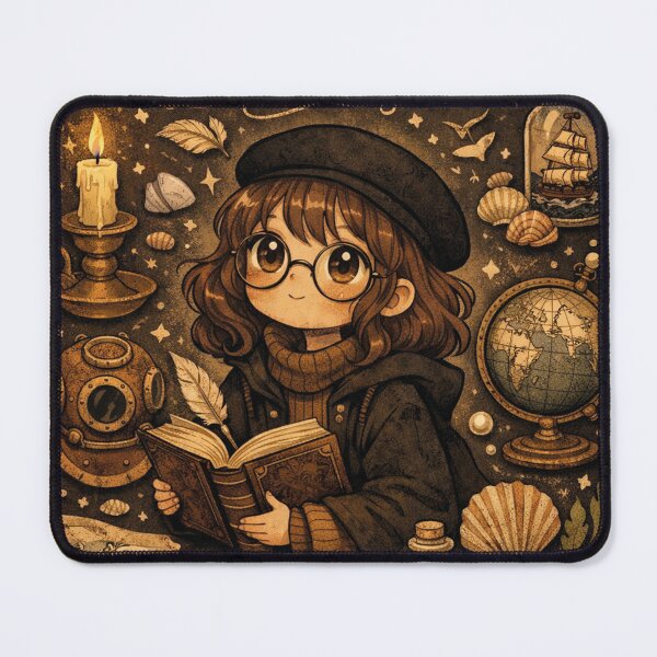 Item preview, Deep as the Ocean - Kawaii Dark Academia Design designed and sold by Mauswohn.