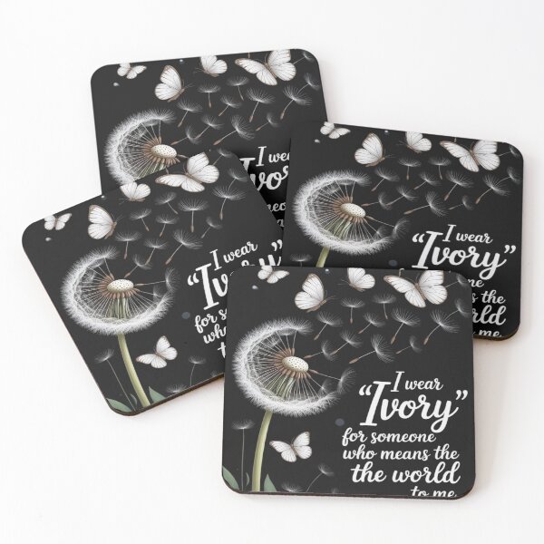 Item preview, I Wear Ivory Spinal Muscular Atrophy Awareness SMA designed and sold by Rackaam.