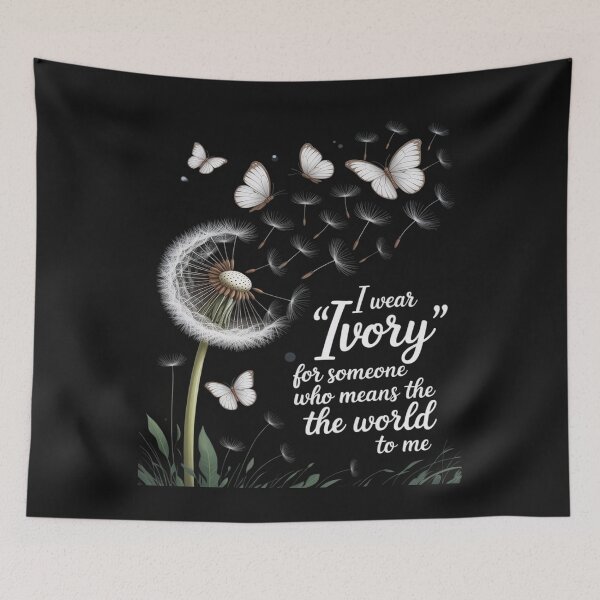 Item preview, I Wear Ivory Spinal Muscular Atrophy Awareness SMA designed and sold by Rackaam.