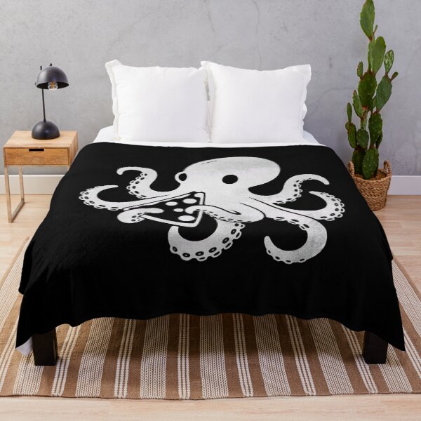Item preview, Funny Octopus Eating Pizza Slice designed and sold by k3rstman1.