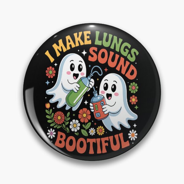 Item preview, I Make Lungs Sound Bootiful Respiratory Therapist Halloween designed and sold by TeamLequid.