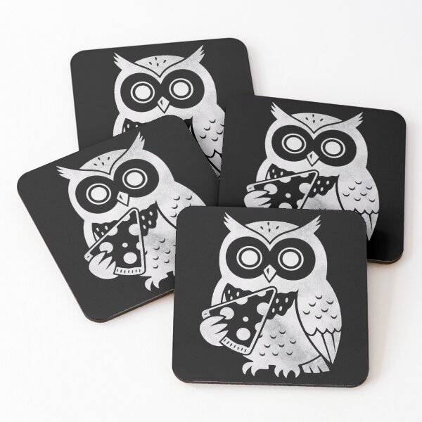 Item preview, Abstract Owl Pizza Slice Animal Lover designed and sold by k3rstman1.
