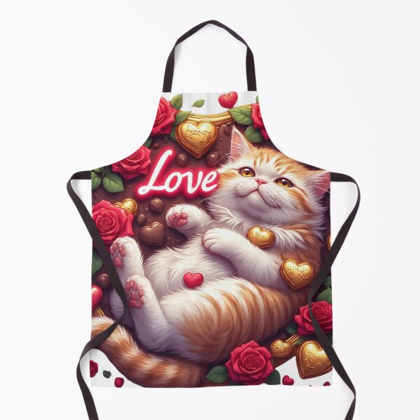 Item preview, Fluffy Ginger Cat in Box of Chocolates designed and sold by newvisionart191.