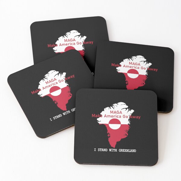 Item preview, M.A.G.A - Make America Go Away 'I Support Greenland' - Funny Political designed and sold by Elloodiee.