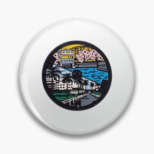 Item preview, Urayasu City ver. 1, Chiba manhole cover designed and sold by blahdeedah.