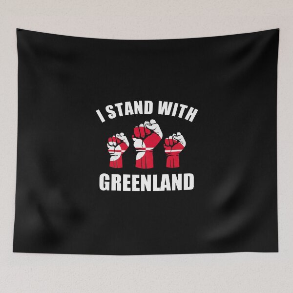 Item preview, I Stand With Greenland hands designed and sold by Elloodiee.