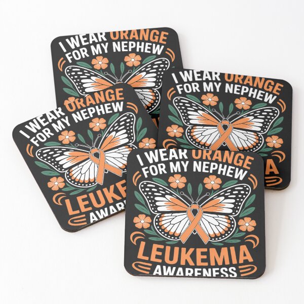 Item preview, I wear Orange for my Nephew Blood Leukemia Cancer Awareness designed and sold by Rackaam.