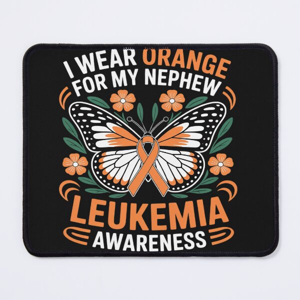 Item preview, I wear Orange for my Nephew Blood Leukemia Cancer Awareness designed and sold by Rackaam.