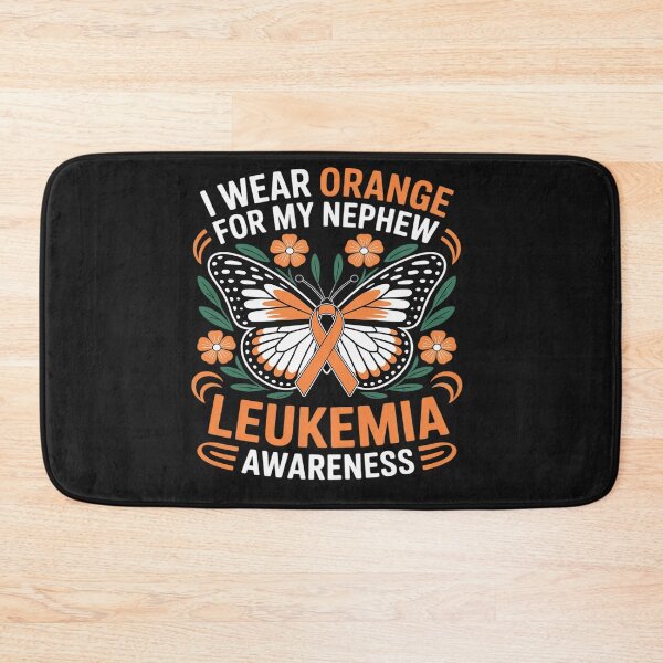 Item preview, I wear Orange for my Nephew Blood Leukemia Cancer Awareness designed and sold by Rackaam.